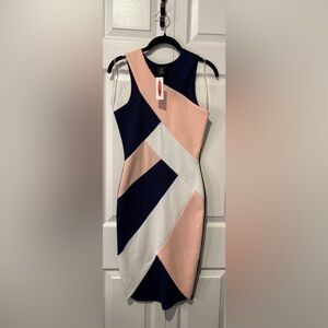 Elegant Color Block Dress